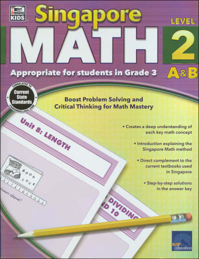 Thinking Kids Singapore Math: Grade 3 (Level 2)