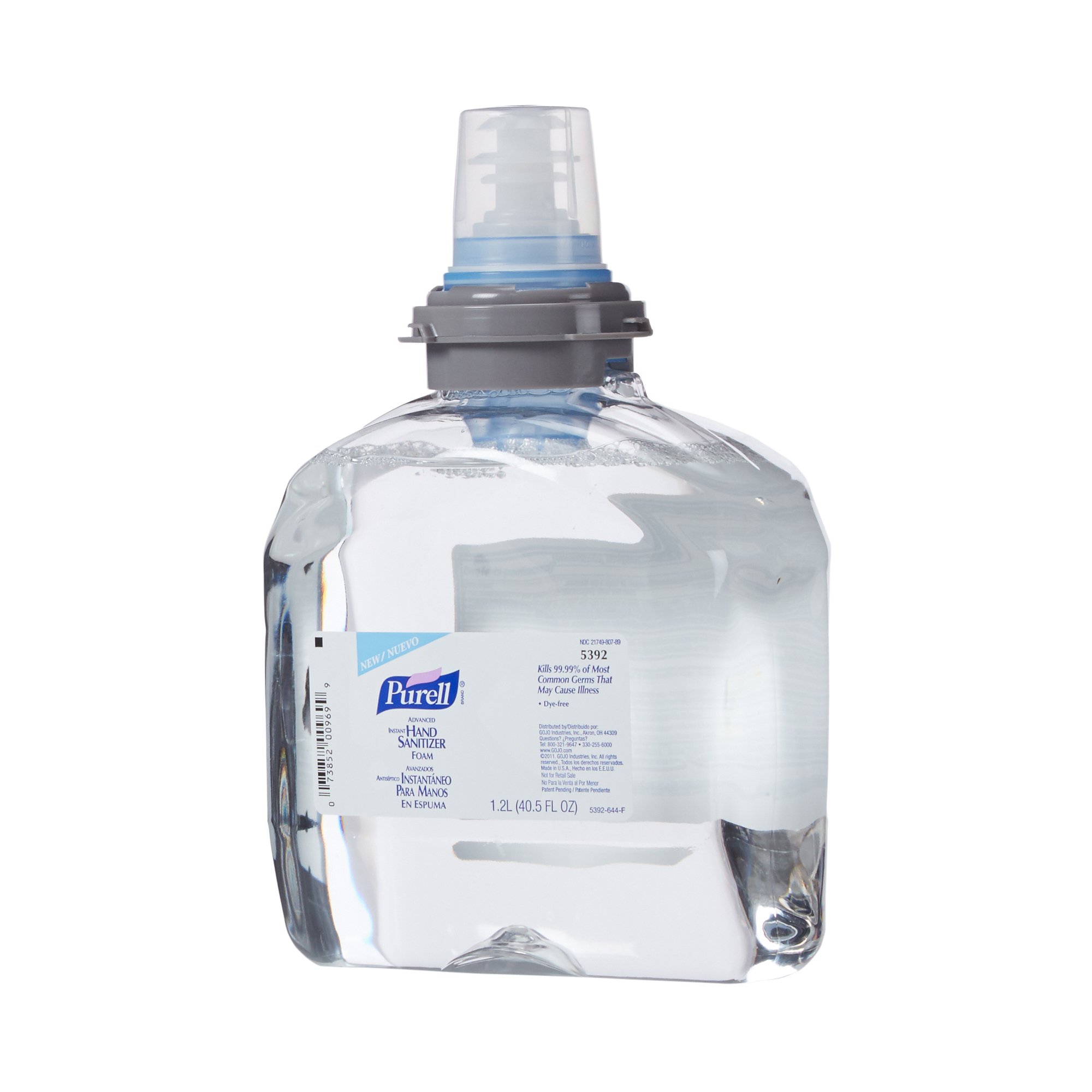 Purell Advanced Foaming Hand Sanitizer, 1,200 mL Dispenser Refill Bottle MK 559814