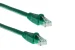 Cat6A Ethernet Patch Cable, Half-moon Boot, UTP, 1 ft, Green