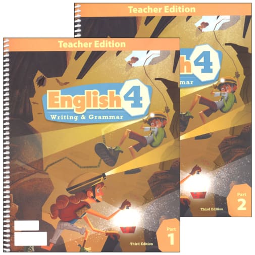 BJU Press English 4 Teacher Edition 3rd Edition