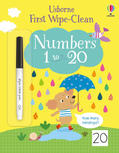 First Wipe-Clean Book: Numbers 1 to 20