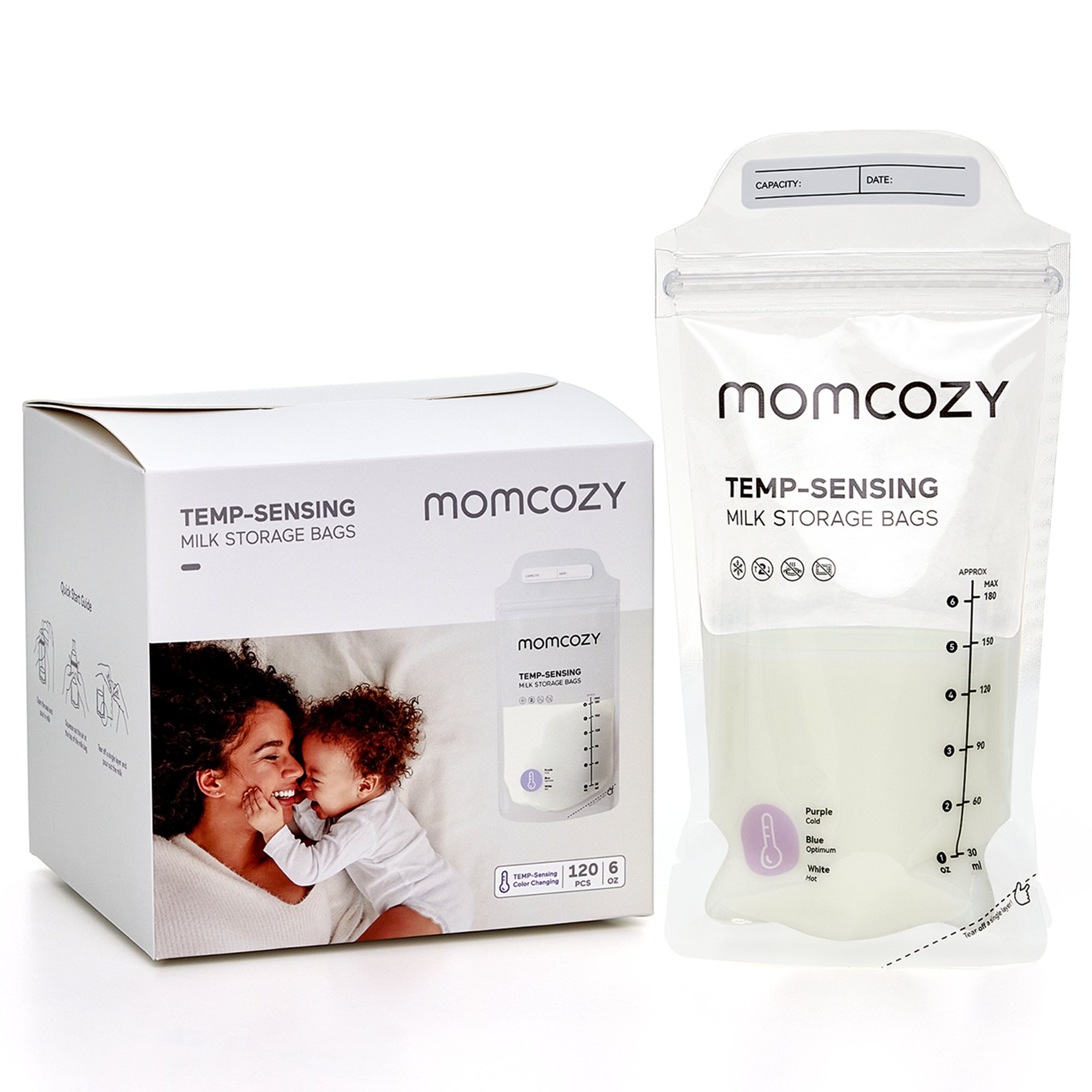 Momcozy Breast Milk Storage Bag, 6-ounce capacity MK 1261824