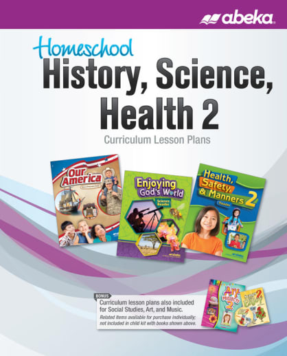 Abeka Homeschool History/Science/Health 2 Curriculum Lesson Plans