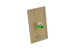 Keystone Jack SC/APC Singlemode Simplex Green