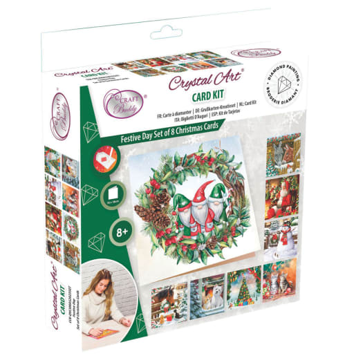 Crystal Art Card Kit - Christmas Cards (Boxed Set)