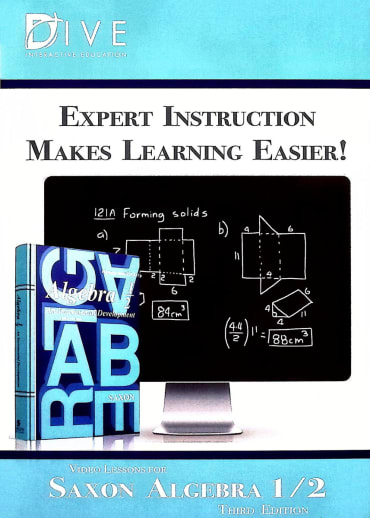 DIVE CD-ROM for Saxon Algebra 1/2 3rd Edition Windows/Mac