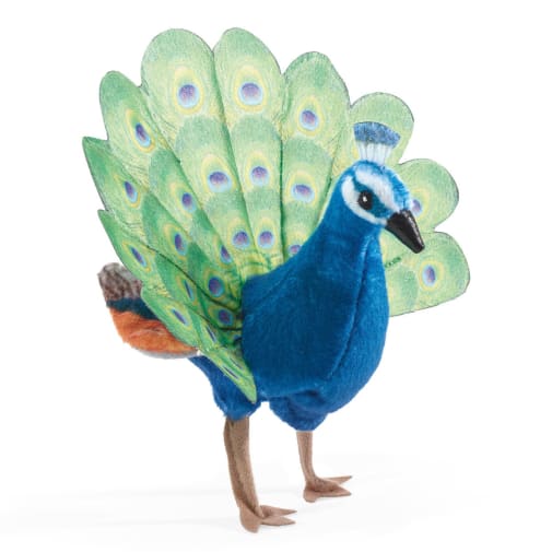 Mini Peacock Finger Puppet