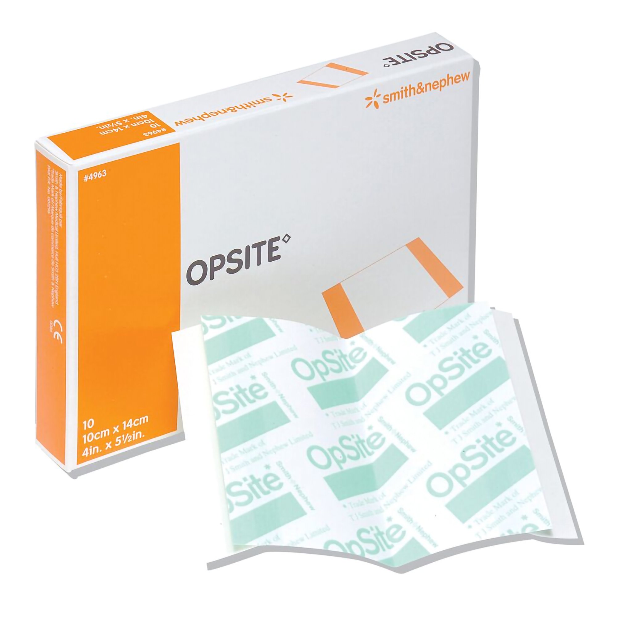 OpSite Transparent Film Dressing, 5 x 4 inch MK 153412