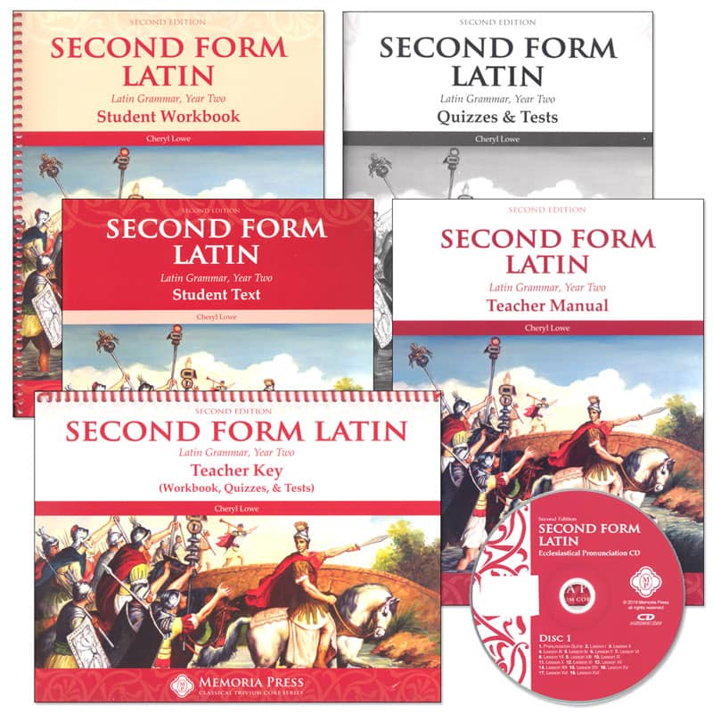 Memoria Press Second Form Latin Text Set
