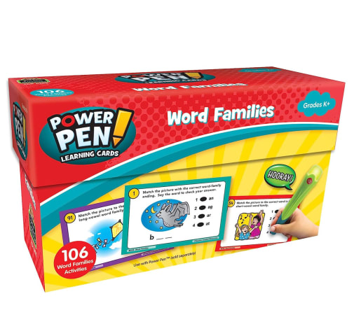 Power Pen Learning Cards - Word Families