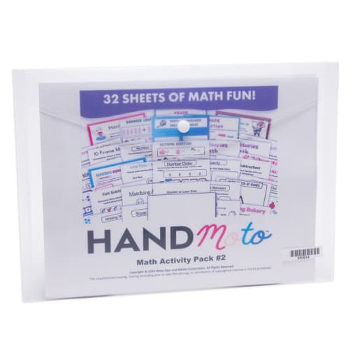 HandMoto Math Activity Pack #2