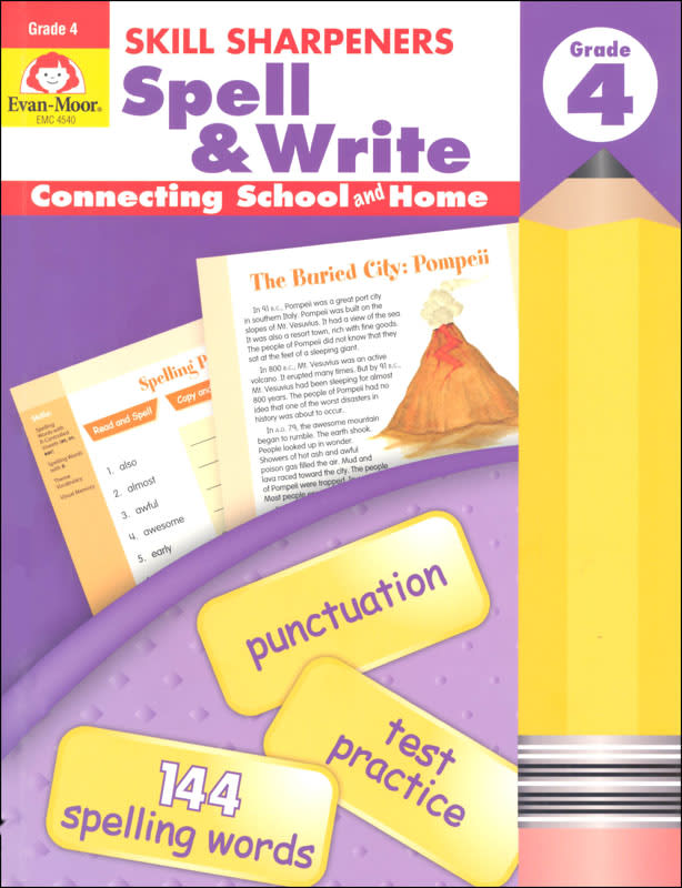 Skill Sharpeners: Spell & Write, Grade 4