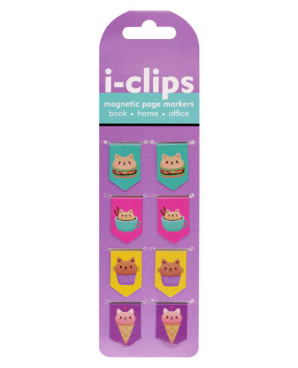 i-Clips Kawaii Cats Magnetic Page Markers