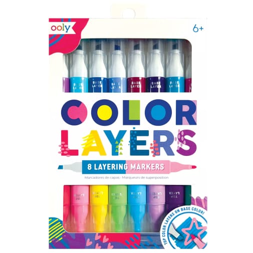ooly Color Layers Double Ended Layering Markers (set of 8)