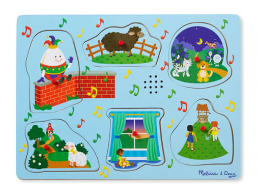 Melissa & Doug Sing-Along Nursery Rhymes 2 Sound Puzzle