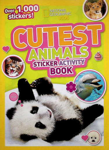 National Geographic Kids Cutest Animals Sticker Activity Book
