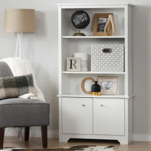 3-Shelf Bookcase with Doors