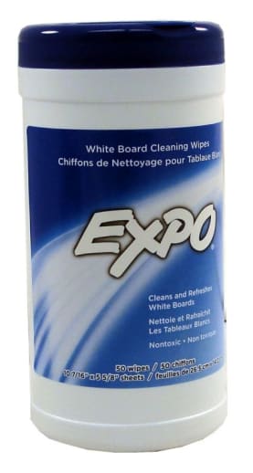 Expo White Board Cleaning Wipes (50 sheets)