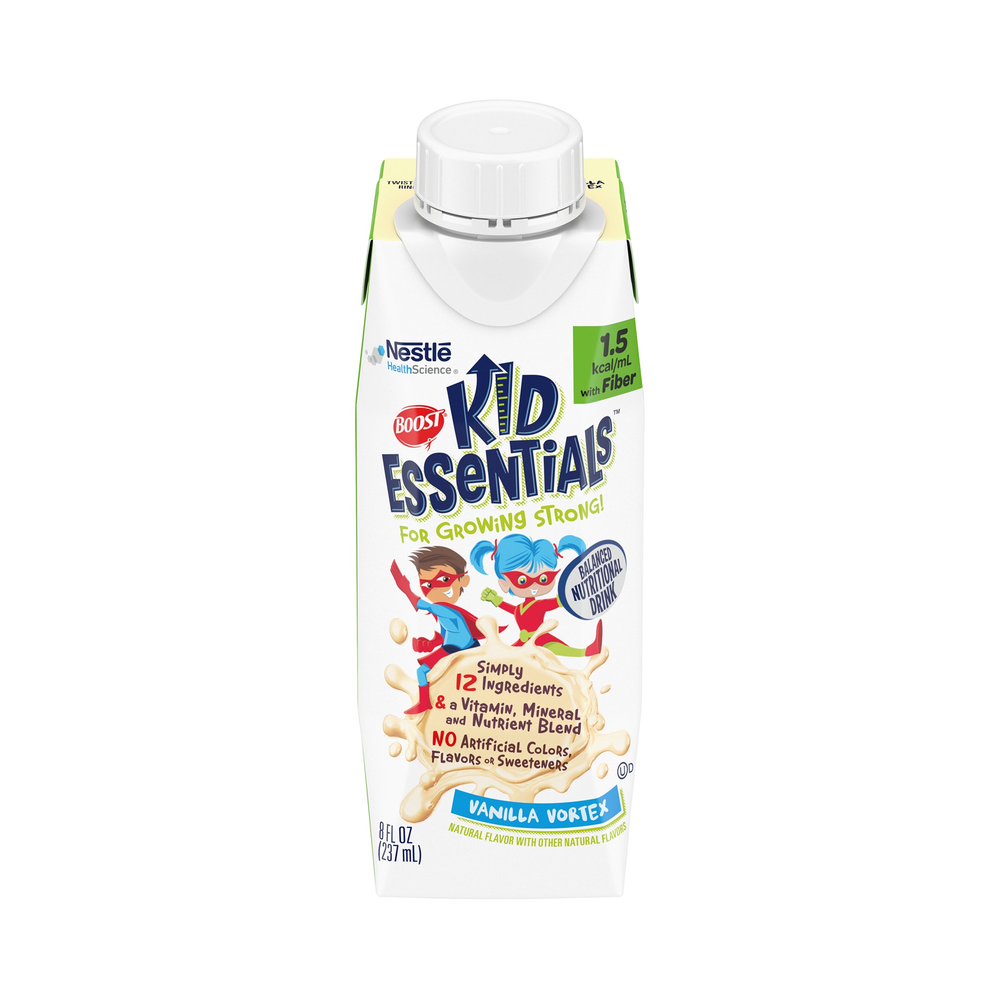 Boost Kid Essentials 1.5 w/ Fiber Balanced Nutritional Drink, Vanilla, 8-oz. MK 1178512