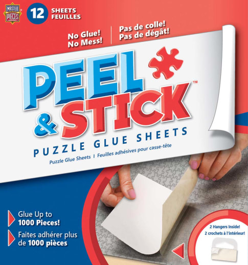 Peel & Stick Puzzle Glue Sheets