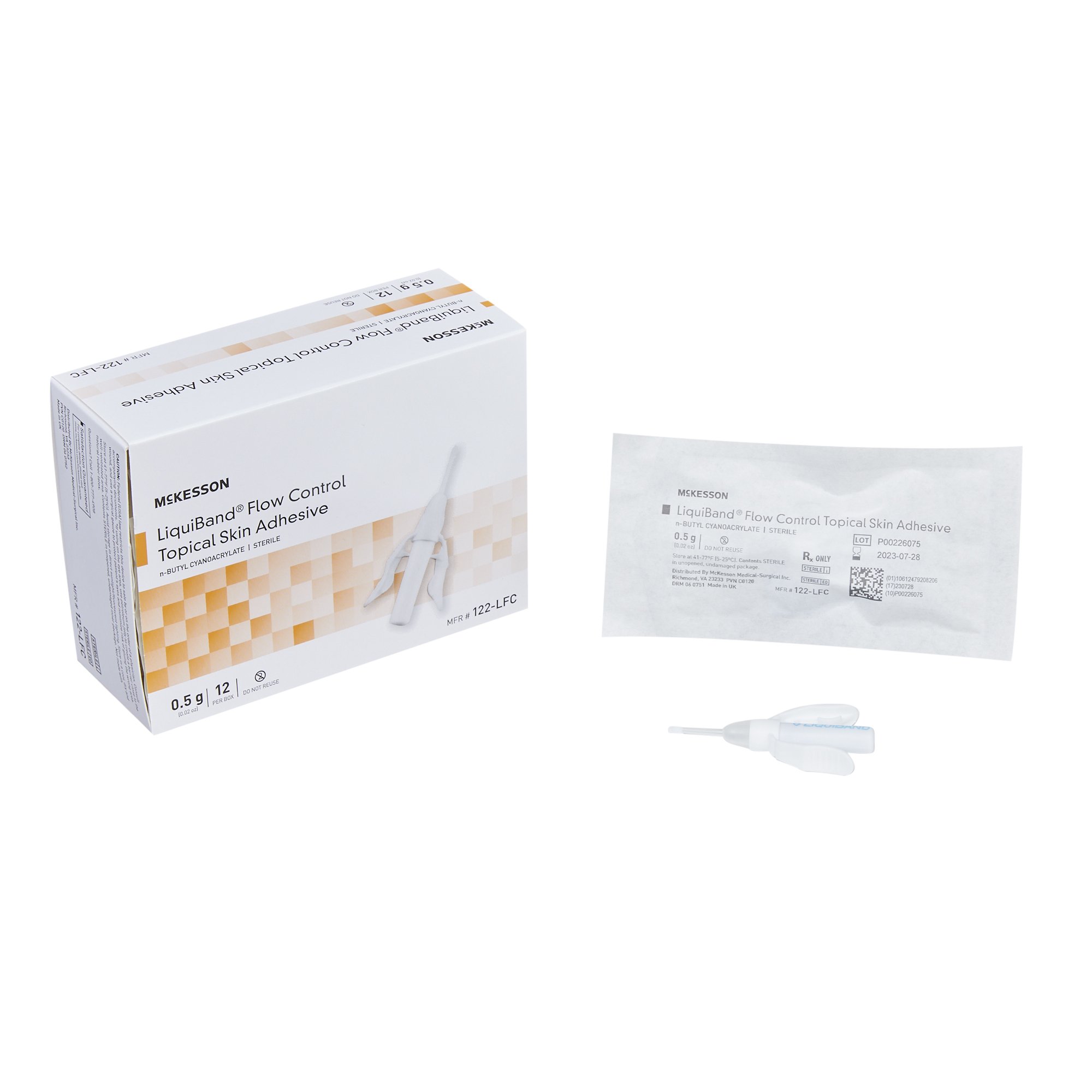McKesson LIQUIBAND Flow Control Topical Skin Adhesive MK 728085