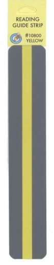 Yellow Reading Guide Strip