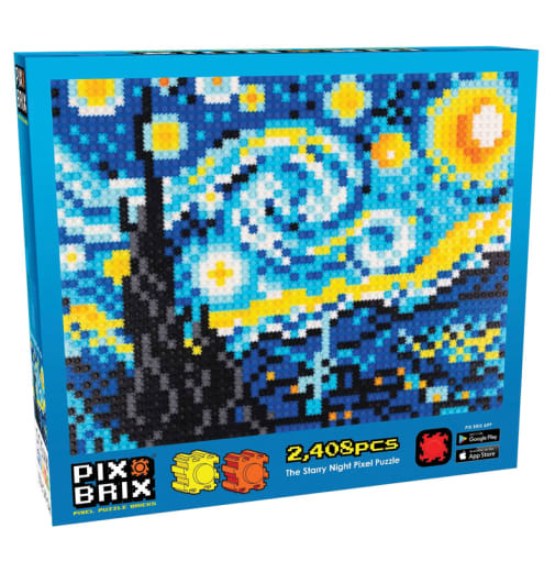 Pix Brix Starry Night Pixel Puzzle (2408 pieces)