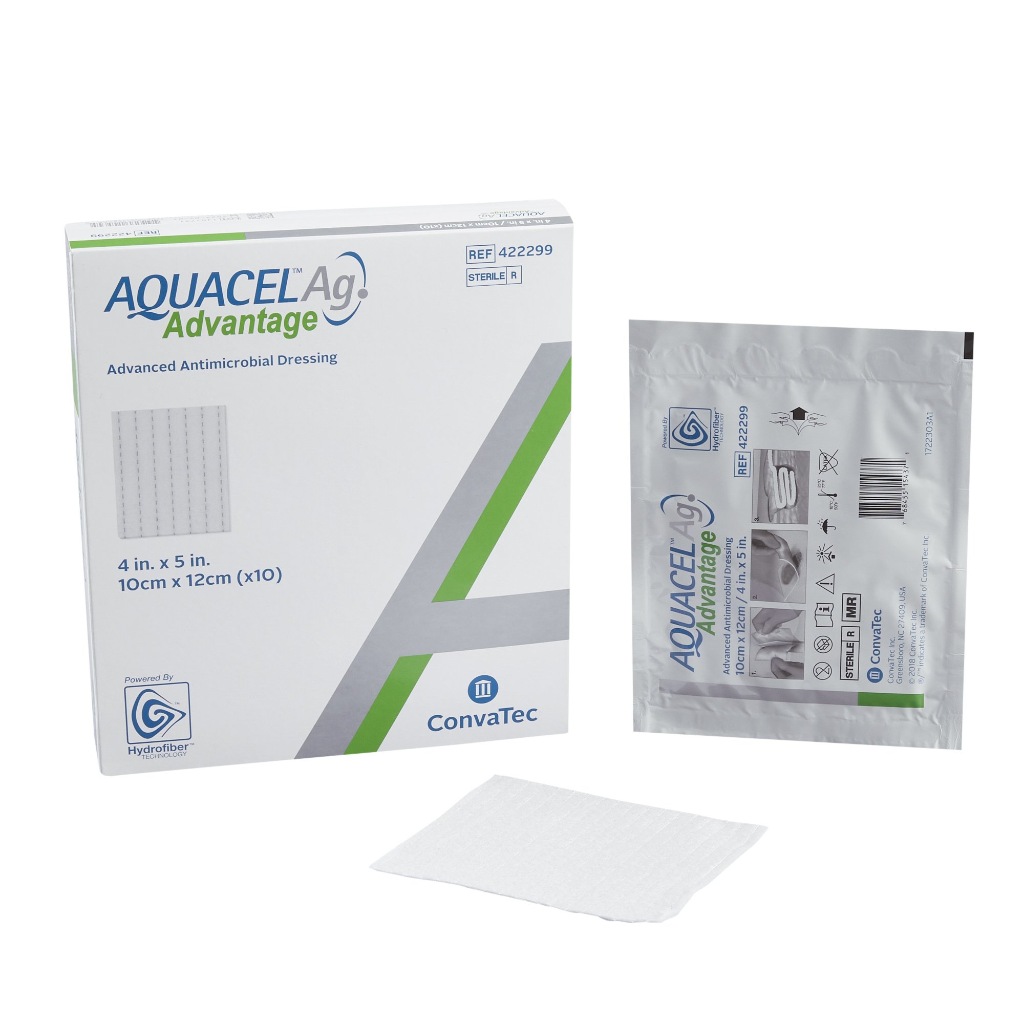 Aquacel Ag Advantage Silver Dressing, 4 x 5 Inch MK 1128276
