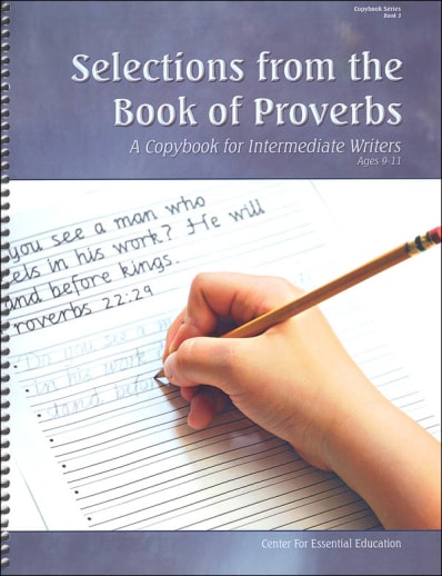 Selections from the Book of Proverbs - Book 3 (Scripture-Based Copybooks)