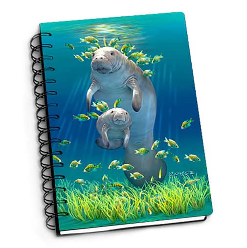 Manatees 3D Notebook 4" x 6"