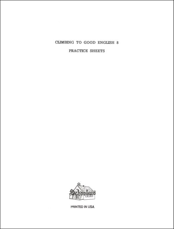 Climbing to Good English Grade 8 Practice Sheets