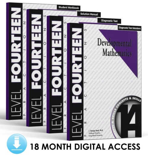 Developmental Math: Level 14 E-Book Set | Fractions: Concepts and Skills (18 Month Access)