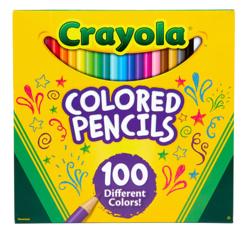 Crayola Colored Pencils, Assorted Colors, 100 Count