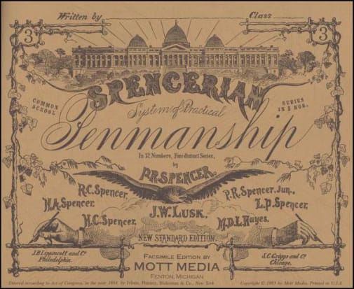 Spencerian Penmanship Copy Book 3