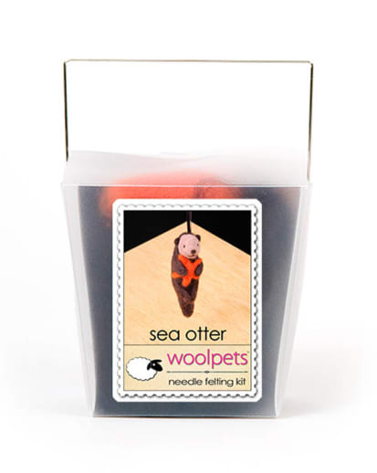 Needle Felting Kit: Sea Otter