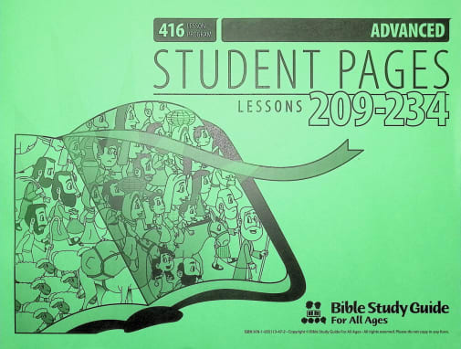 Advanced Student Pages for Lessons 209-234