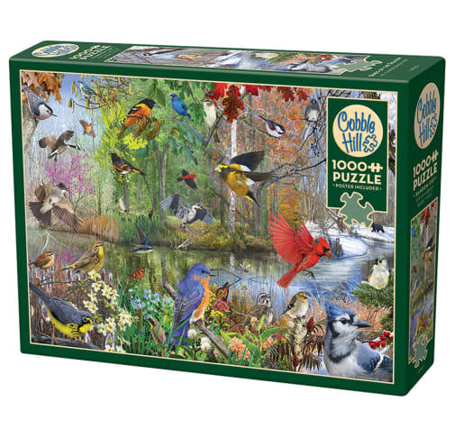 Cobble Hill Birds of the Season Puzzle (1000 piece)