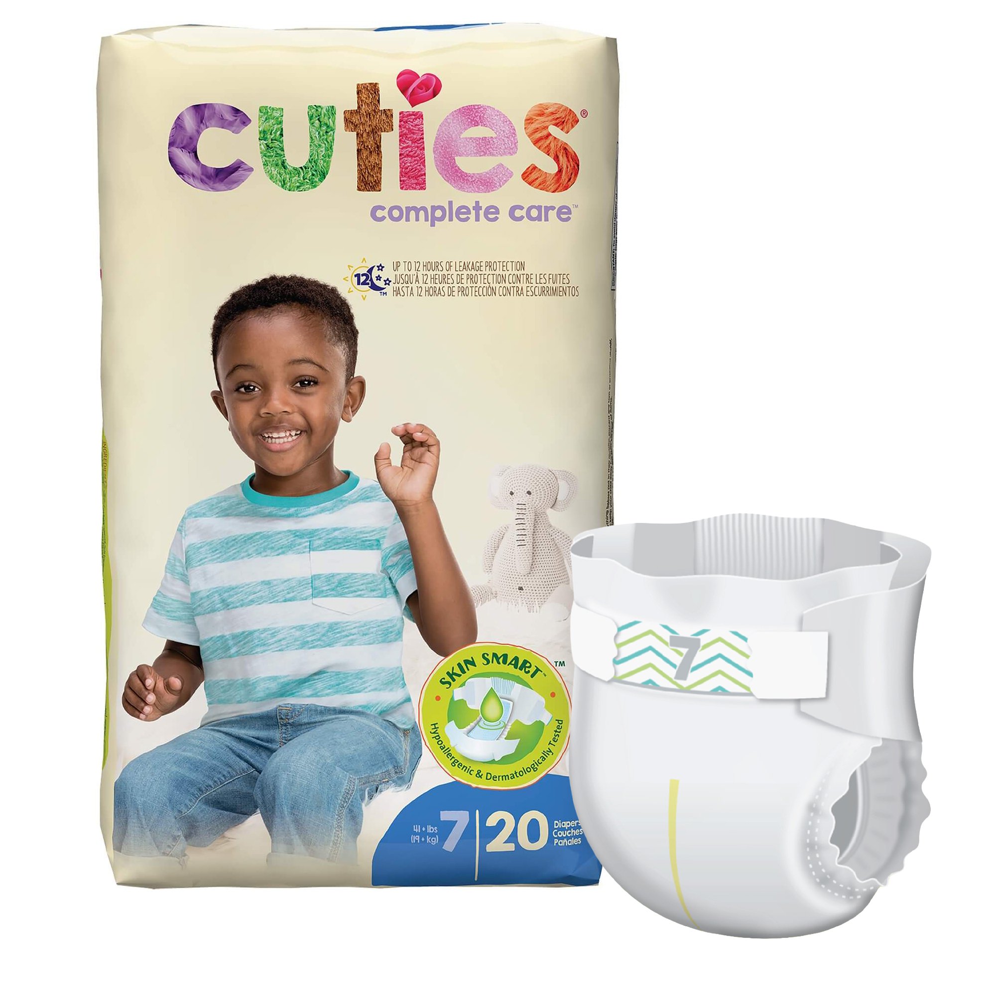 Cuties Essential Diaper, Size 7 MK 993723