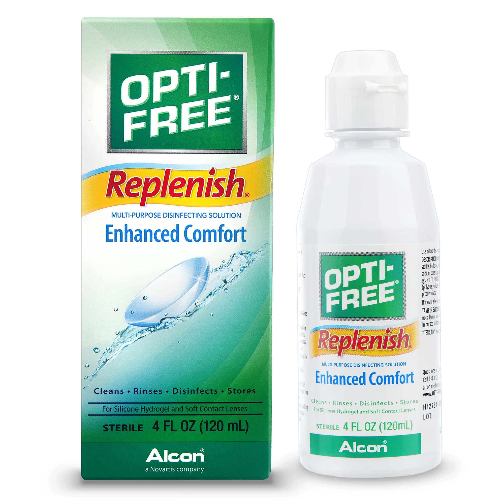 Opti Free Replenish Enhanced Comfort Multi-Purpose Disinfecting Solution MK 668318
