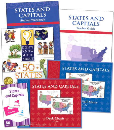 Memoria Press States and Capitals Set