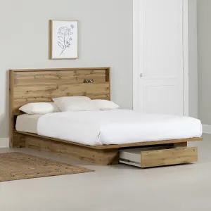 Platform Bed and Headboard Set