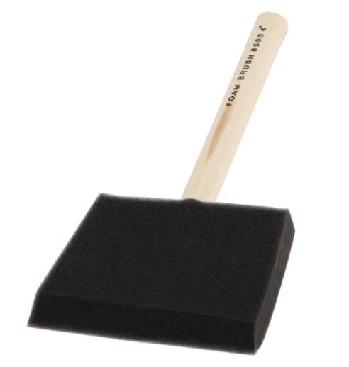Foam Poly Brush 4"
