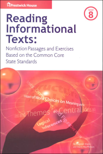 Reading Informational Texts Level 8 Student Book
