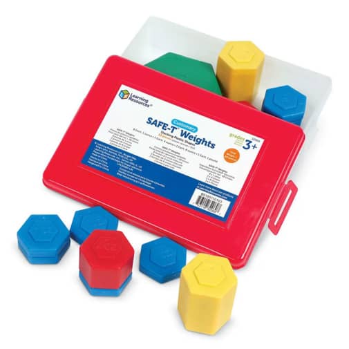 Learning Resources Customary Safe-T Weights (13-Piece)