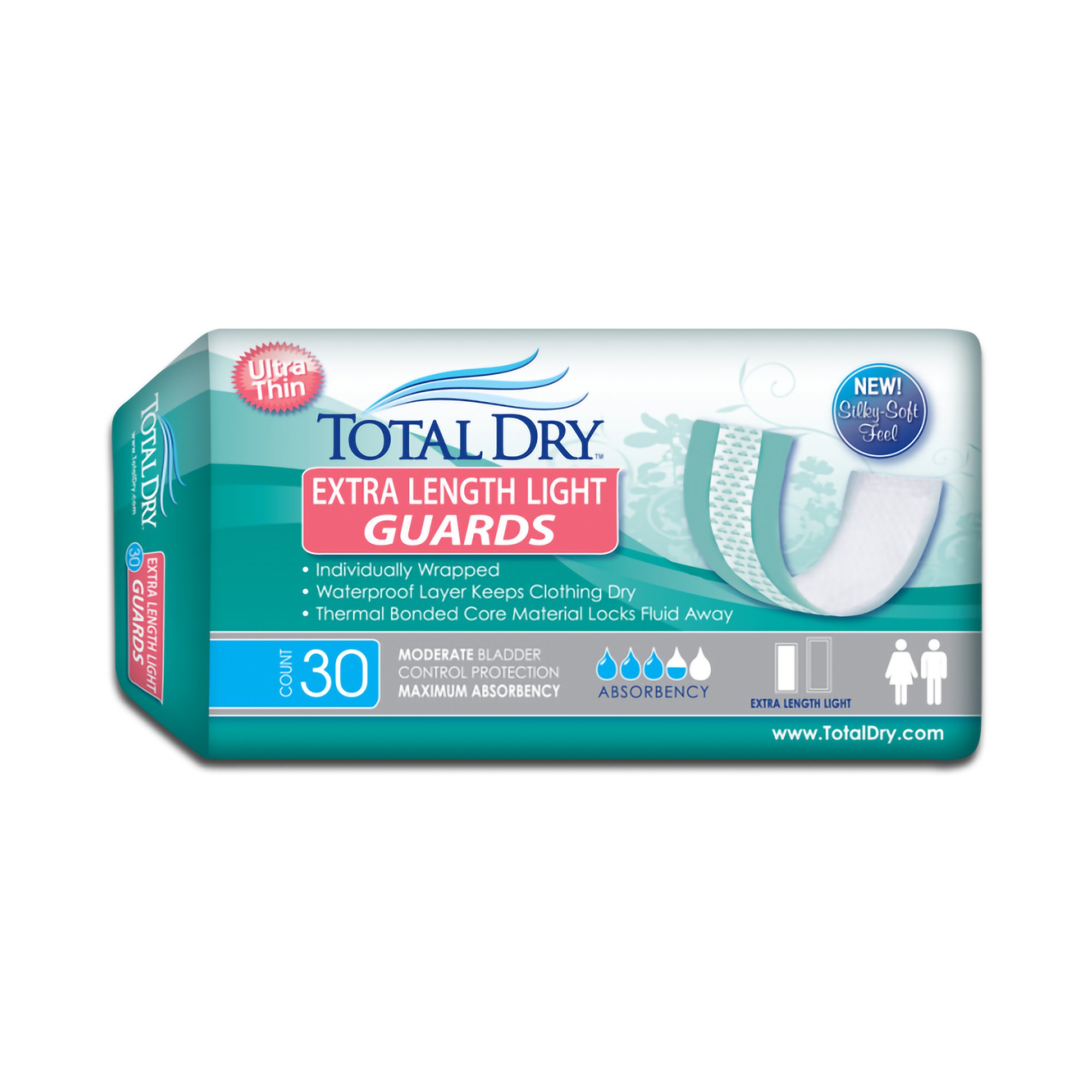 TotalDry Maximum Absorbency Bladder Control Pad, 11-Inch Length MK 975707