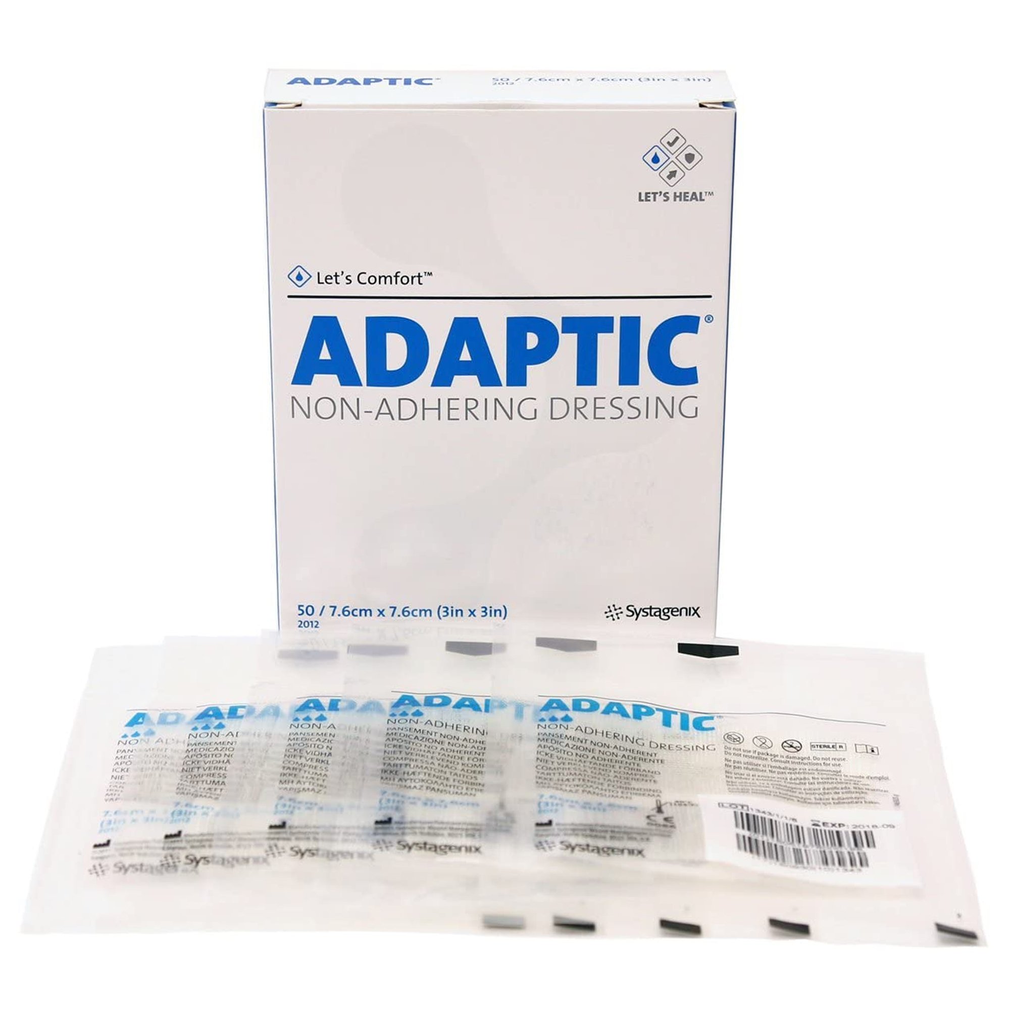 3M Adaptic Oil Emulsion Impregnated Dressing, 3 x 3 Inch MK 4633