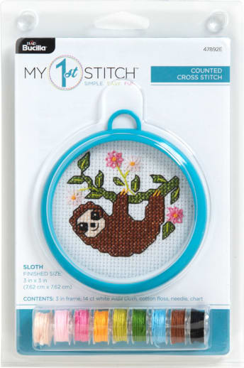 My 1st Stitch Mini Kit - Sloth (3")