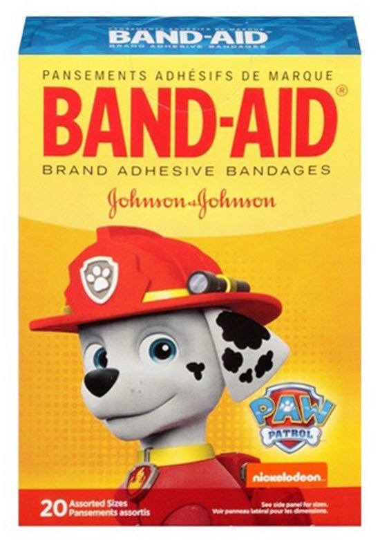 Band-Aid Kid Design (Paw Patrol) Adhesive Strip, Assorted Sizes MK 995077