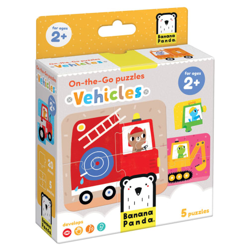 On-the-Go Puzzles: Vehicles (20 pieces)