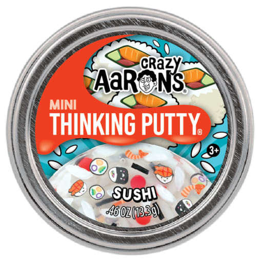 Crazy Aaron's Sushi Thinking Putty 2" Mini Tin